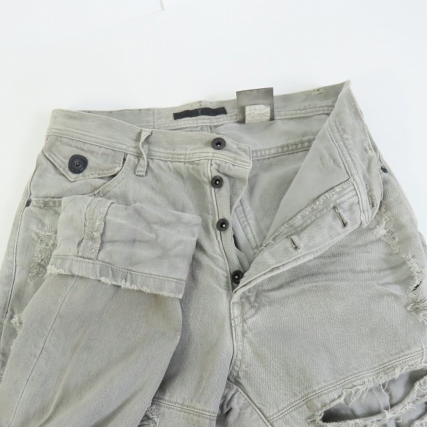 実際に弊社で買取させて頂いたJULIUS/ユリウス vandalism 2013ss ダメージパンツ/1の画像 2枚目