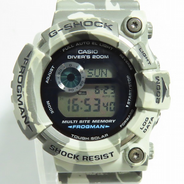 実際に弊社で買取させて頂いたG-SHOCK/G-ショック ブラジリアンフロッグマン 迷彩/GW-200CF-7JF