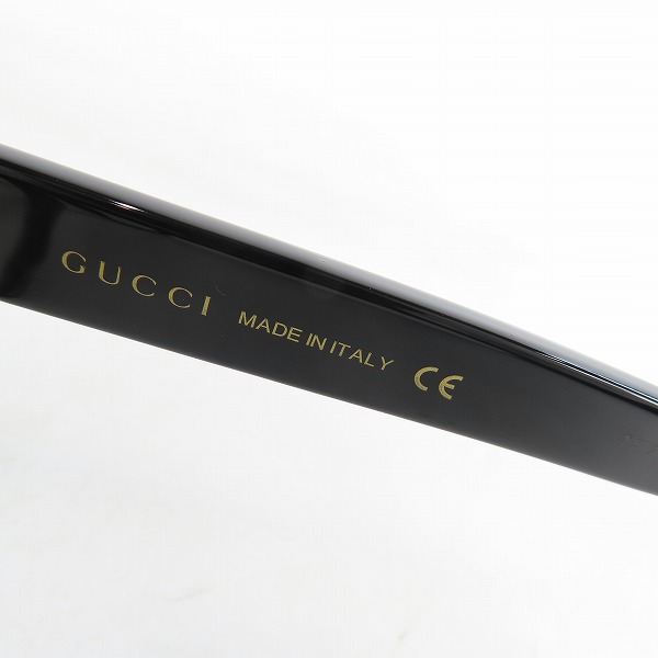 実際に弊社で買取させて頂いたGUCCI/グッチ メガネフレーム アイウェア GG0098O-001の画像 5枚目