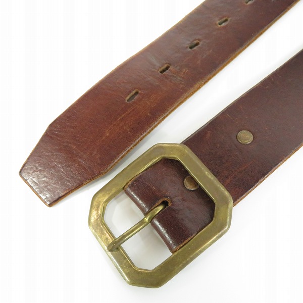 実際に弊社で買取させて頂いたHollywood Trading Company /HTC/エイチティーシー レザーベルト/34 の画像 1枚目