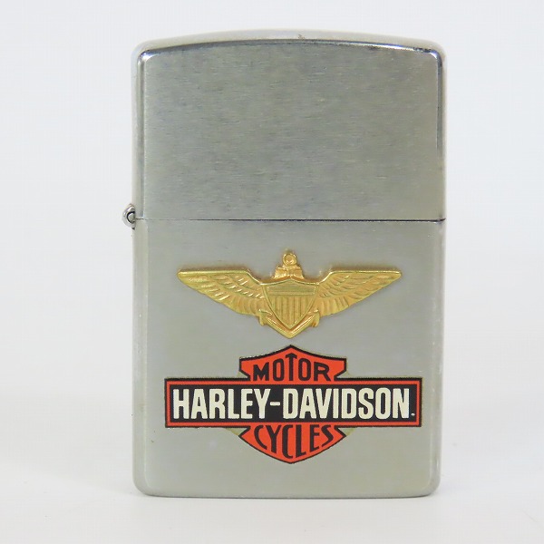 実際に弊社で買取させて頂いたZIPPO/ジッポー HARLEY-DAVIDSON/ハーレーダビッドソン ロゴプリント/イーグルメタル/1991年製