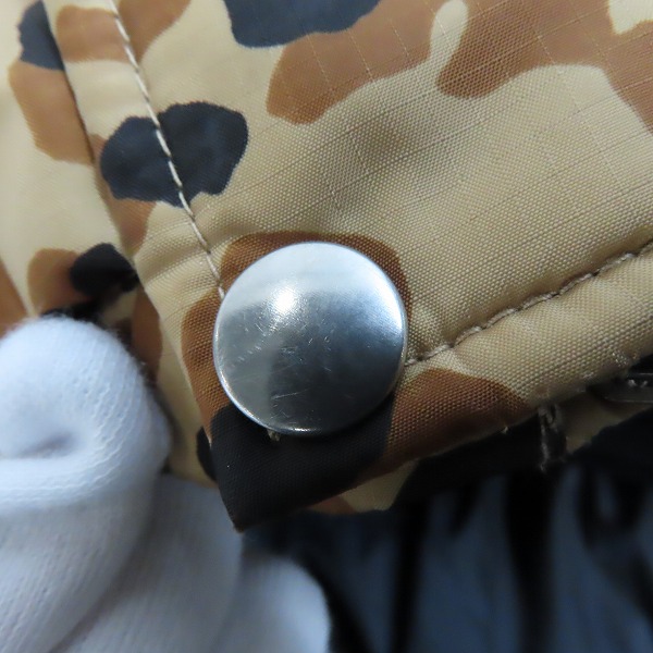 実際に弊社で買取させて頂いたWACKO MARIA × NANGA/ナンガ×ワコマリア 23AW レオパードダウンジャケット/XXLの画像 7枚目