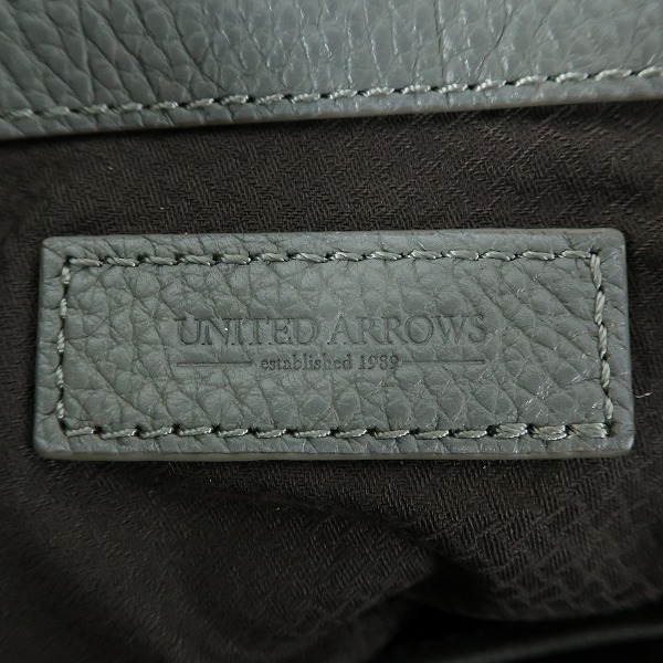 実際に弊社で買取させて頂いたUNITED ARROWS/ユナイテッドアローズ レザートートバッグの画像 4枚目