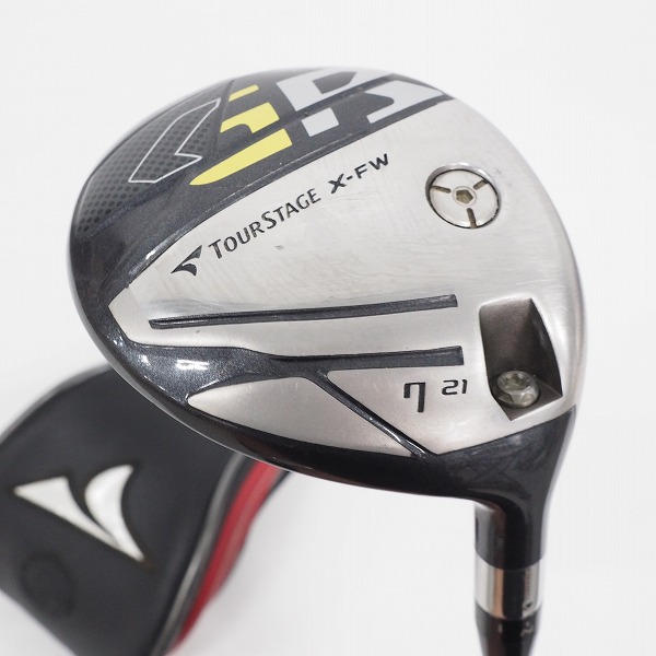 実際に弊社で買取させて頂いたブリヂストン TOUR STAGE/ツアーステージ GR X-FWフェアウェイウッド 7w/21° Tour AD B14-03W FLEX:SR ヘッドカバー付
