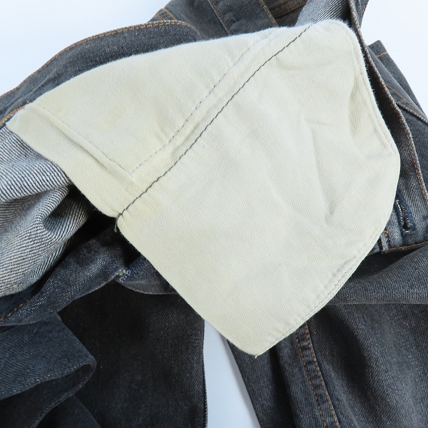 実際に弊社で買取させて頂いたCAROL CHRISTIAN POELL/キャロルクリスチャンポエル 2004 SPRING #2195 コットン デニムパンツ/44 の画像 6枚目