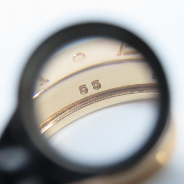 実際に弊社で買取させて頂いたBVLGARI/ブルガリ B.zero1/ビー・ゼロワン 1バンド リング 18K/Au750 ピンクゴールド 14.5号の画像 5枚目