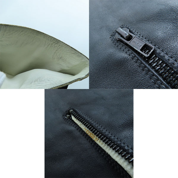 実際に弊社で買取させて頂いたANN DEMEULEMEESTER/アンドゥムルメステール グラデーション レザー ロングブーツ/39の画像 9枚目