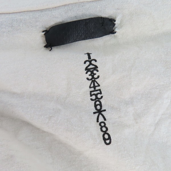 実際に弊社で買取させて頂いたIF SIX WAS NINE/イフシックスワズナイン ロングスリーブ Tシャツ/カットソー BONE-2/LSC/M 0311GYB/1の画像 4枚目