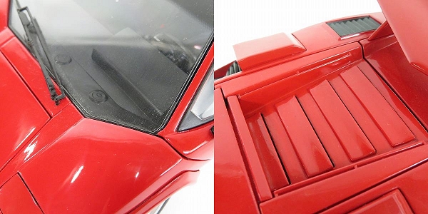 実際に弊社で買取させて頂いたKYOSHO/京商 1/18 LAMBORGHINI COUNTACH/ランボルギーニ カウンタック LP5000S レッド 08322RRの画像 5枚目