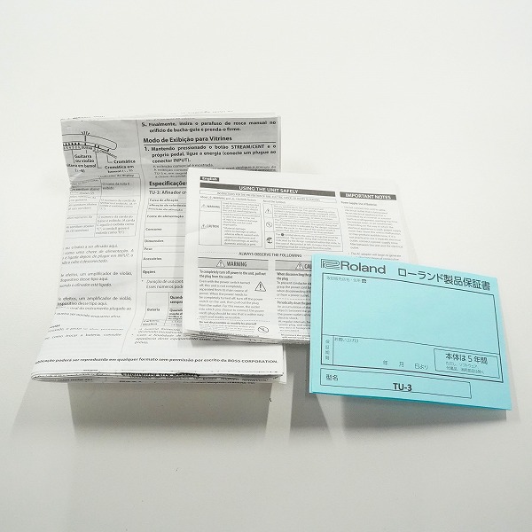 実際に弊社で買取させて頂いたBOSS/ボス TU-3 Chromatic Tuner ギター/ベース用 チューナー 動作確認済みの画像 7枚目