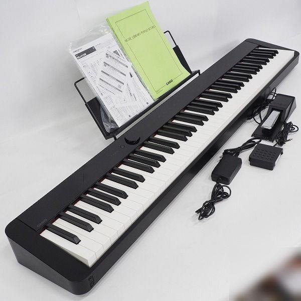 実際に弊社で買取させて頂いた★CASIO/カシオ Privia PX-S1000 BK（ブラック） 88鍵盤 電子ピアノ 2020年製 ペダル付【動作確認済】