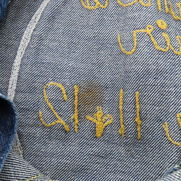 実際に弊社で買取させて頂いたLee/リー ヴィンテージ 50s中期 101-J 赤タグ デニムジャケット/40の画像 6枚目