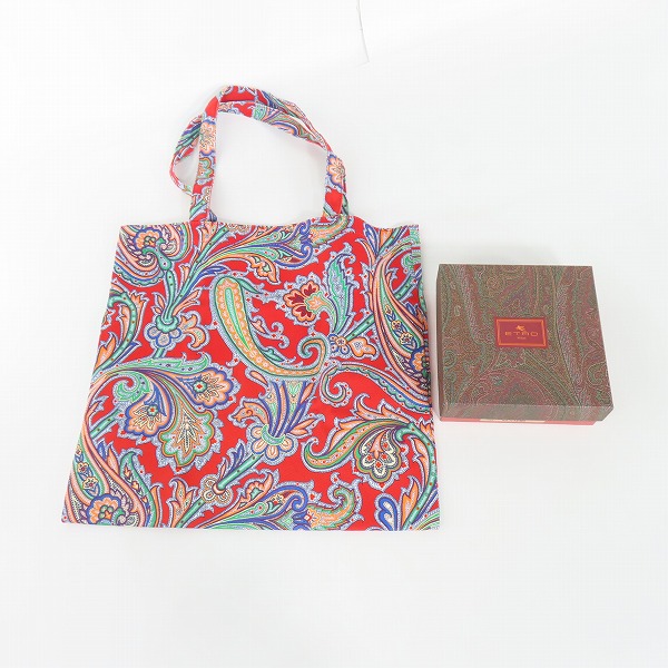 実際に弊社で買取させて頂いたETRO/エトロ ペイズリー柄 トートバッグの画像 5枚目