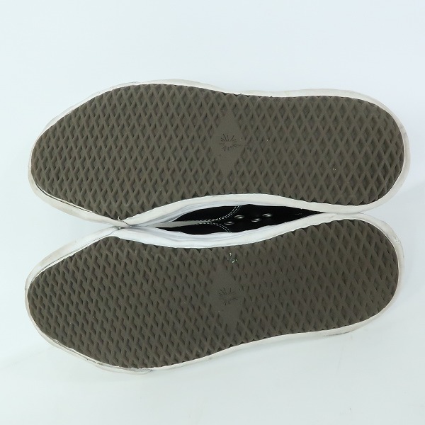 実際に弊社で買取させて頂いたMIHARA YASUHIRO/メゾンミハラヤスヒロ HANK LOW/ハンク ロー レザー スニーカー A05FW704/44の画像 2枚目