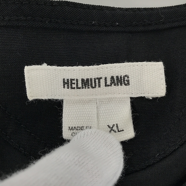 実際に弊社で買取させて頂いたHELMUT LANG/ヘルムートラング ノースリーブカットソー XLの画像 2枚目