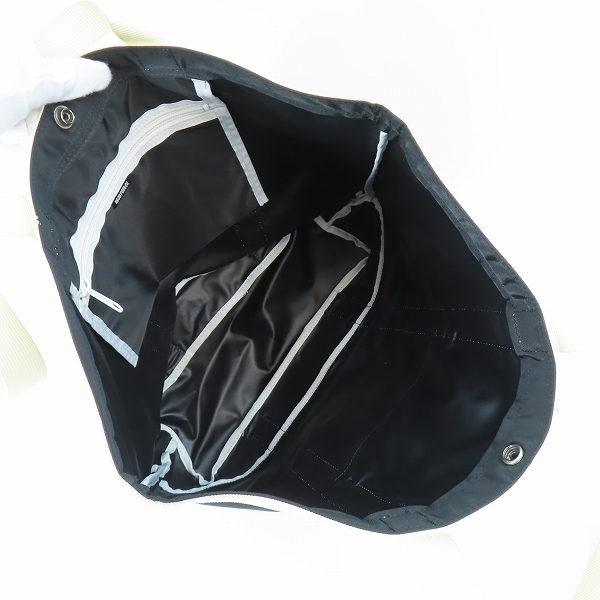 実際に弊社で買取させて頂いたPORTER/ポーター トートバッグ ブラック×アイボリーの画像 3枚目