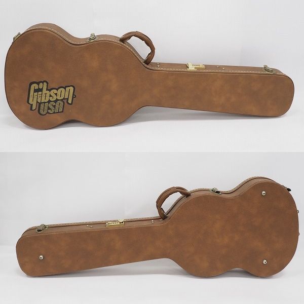 実際に弊社で買取させて頂いた★Gibson/ギブソン SGタイプ エレキギター用 純正ハードケース ブラウンの画像 1枚目