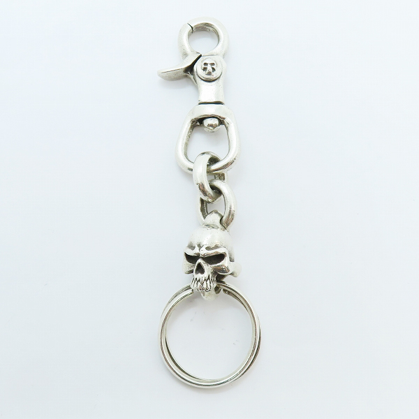 実際に弊社で買取させて頂いた【難有り】THIRTEEN DESIGNS/サーティーンデザインズ マッドスカル キーチェーンの画像 1枚目