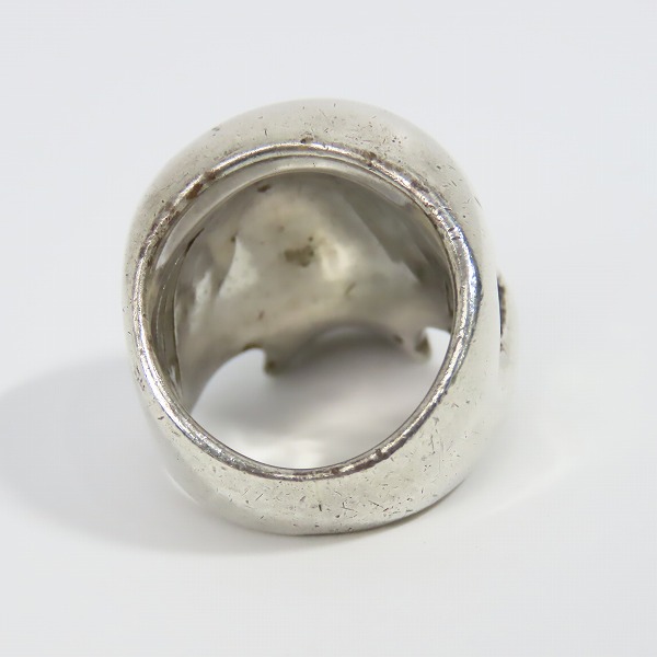 実際に弊社で買取させて頂いたCRAZY PIG/クレイジーピッグ EVIL SKULL RING LARGE ラージエビルスカル リング 14号の画像 5枚目