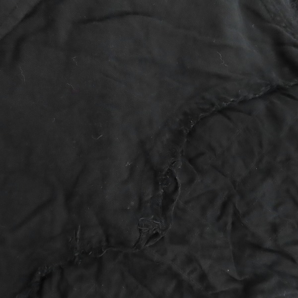 実際に弊社で買取させて頂いたLGB/ルグランブルー シワ加工 長袖シャツ ブラック SHIRT-G/M 91059/1の画像 8枚目