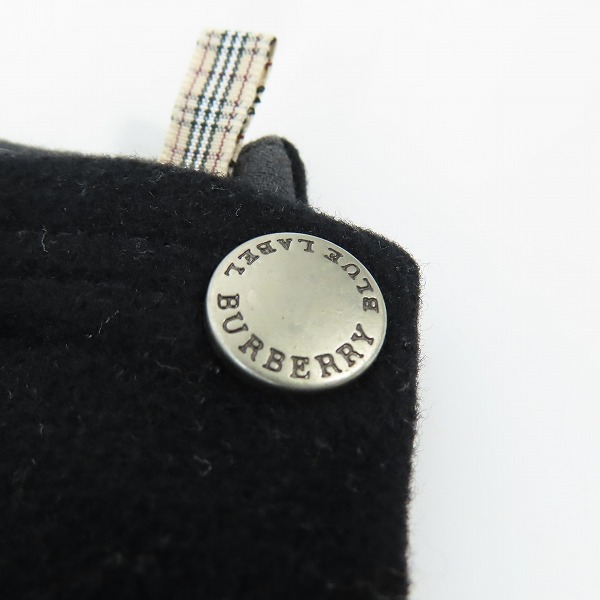 実際に弊社で買取させて頂いたBURBERRY BLUE LABEL/バーバリーブルーレーベル カシミヤ混 スカート FXF48-769-09/38の画像 7枚目