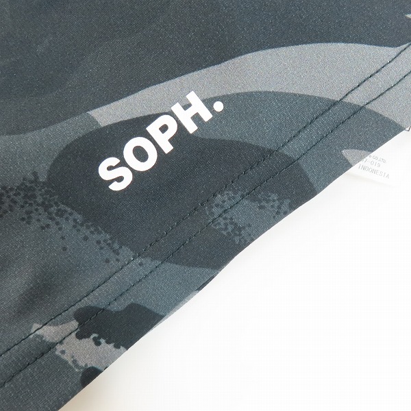 実際に弊社で買取させて頂いたF.C.Real Bristol/F.Cレアルブリストル 22SS/L/S TOP TOUR TEE 長袖 ロゴ プリント Tシャツ 迷彩 黒xグレー FCRB-220048/Lの画像 5枚目