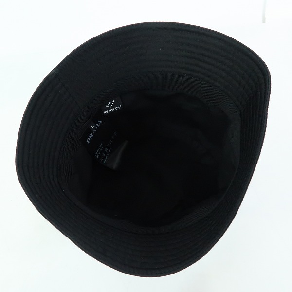 実際に弊社で買取させて頂いたPRADA/プラダ Re-nylon Bucket Hat/バケットハット 2HC137 2CZQの画像 2枚目