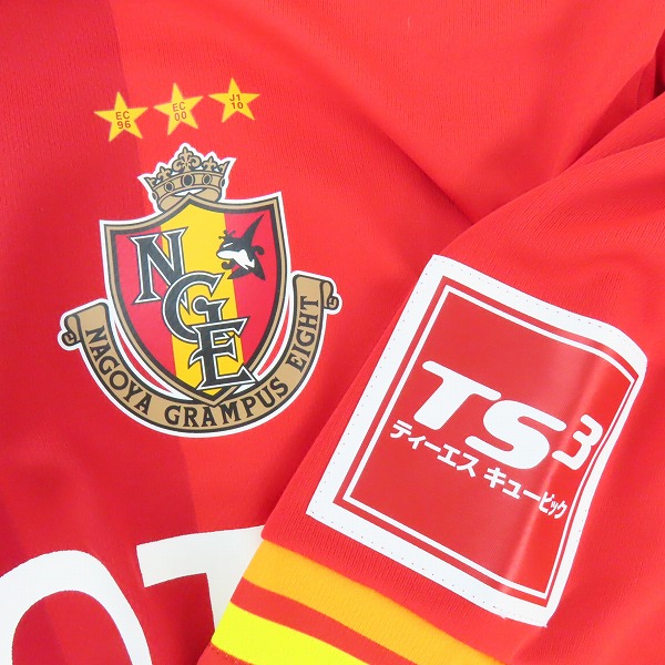 実際に弊社で買取させて頂いたle coq sportif/ルコックスポルティフ 名古屋グランパスエイト 2016 ホーム レプリカ ユニフォーム #4 闘莉王 QH-74216GR/XOの画像 4枚目