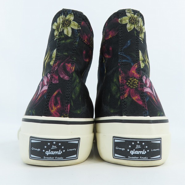 実際に弊社で買取させて頂いたglamb/グラム×ジョジョの奇妙な冒険 Giorno Giovanna/ジョルノジョバァーナ スニーカー GB0119/JJ12/1の画像 1枚目