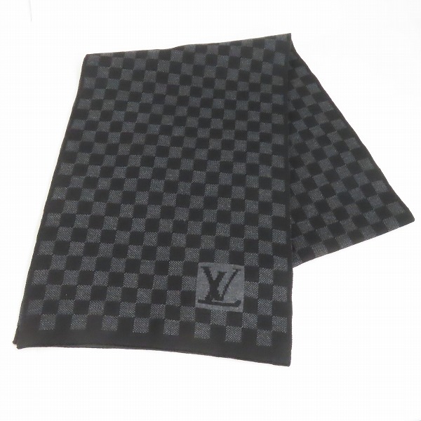 実際に弊社で買取させて頂いた【JPタグ】LOUIS VUITTON/ルイヴィトン ダミエ ウール マフラー 401910