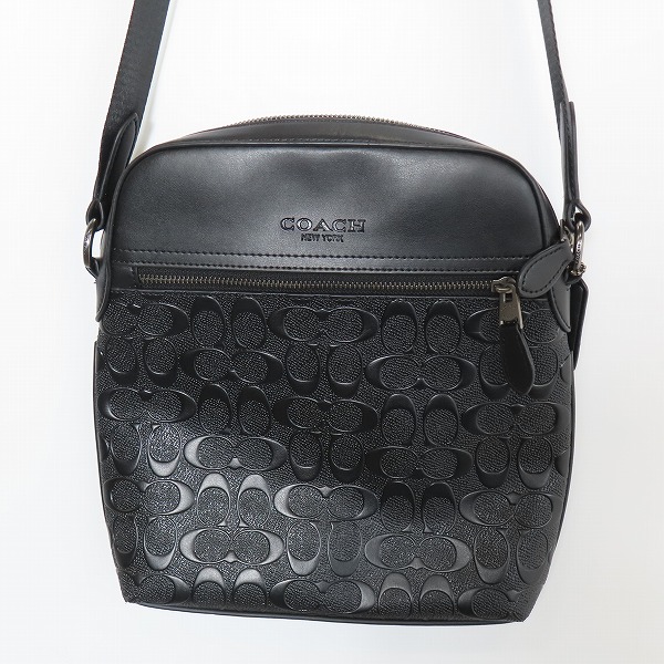 実際に弊社で買取させて頂いたCOACH/コーチ ショルダーバッグ レザー ブラック F73338