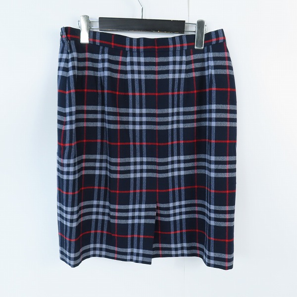 実際に弊社で買取させて頂いたBurberrys/バーバリーズ イングランド製 チェック柄スカート の画像 1枚目