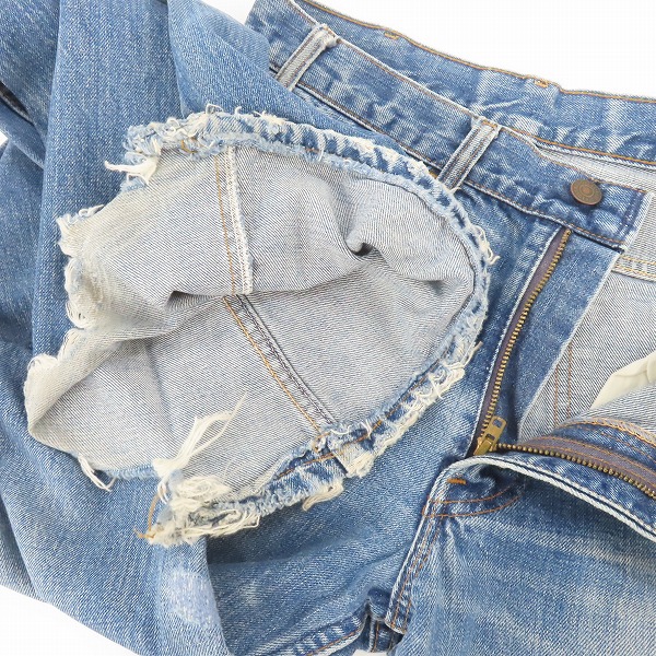 実際に弊社で買取させて頂いたLevi's/リーバイス ヴィンテージ オレンジタブ 刻印8 TALONジップ デニムパンツの画像 2枚目