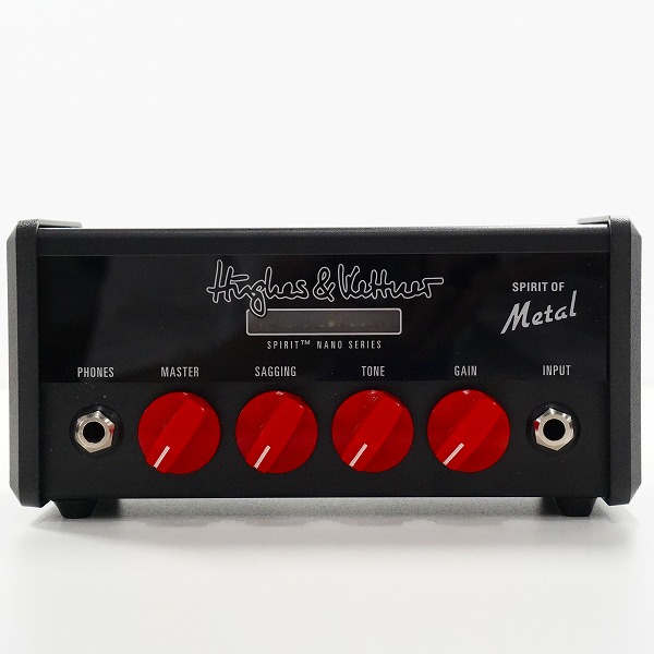 実際に弊社で買取させて頂いたHughes&Kettner/ヒュースアンドケトナー Spirit Nano series SPIRIT OF Metal 小型 ヘッドアンプ ギターアンプ 動作確認済みの画像 2枚目