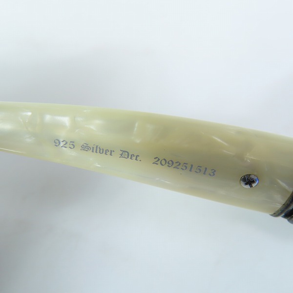 実際に弊社で買取させて頂いたA'rossvy/ロズヴィー 16年モデル クロスモチーフ サングラス/アイウェア 209251513の画像 6枚目