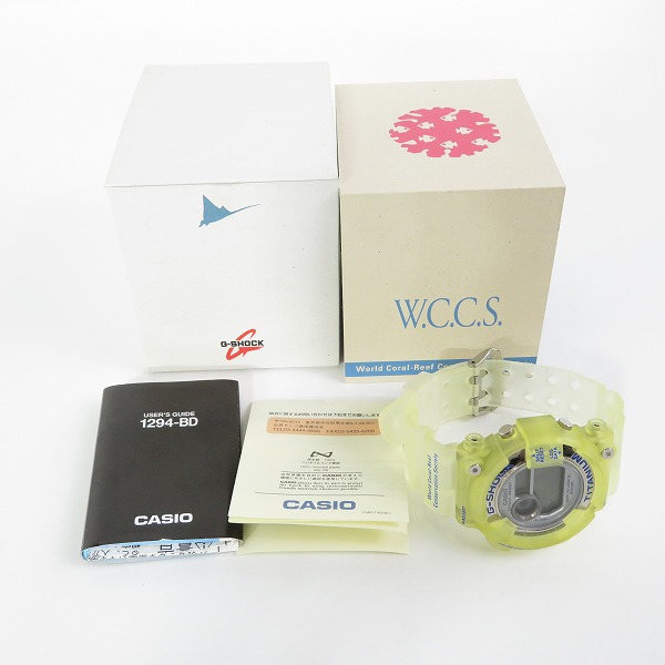 実際に弊社で買取させて頂いたG-SHOCK/Gショック W.C.C.S. FROGMAN/フロッグマン トリプルマンタ DW-8201WC-2T【動作未確認】の画像 6枚目