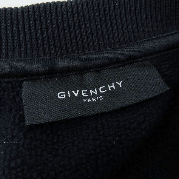 実際に弊社で買取させて頂いたGIVENCHY/ジバンシィ ナンバリングクルーネックスウェット 13F 7357 653/Mの画像 2枚目