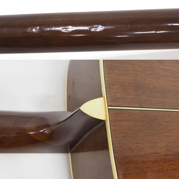 実際に弊社で買取させて頂いた★【使用感有り】Ｍorris/モーリス MD-505 アコースティックギター/アコギ 幌馬車ラベル 日本製 ハードケース付の画像 8枚目