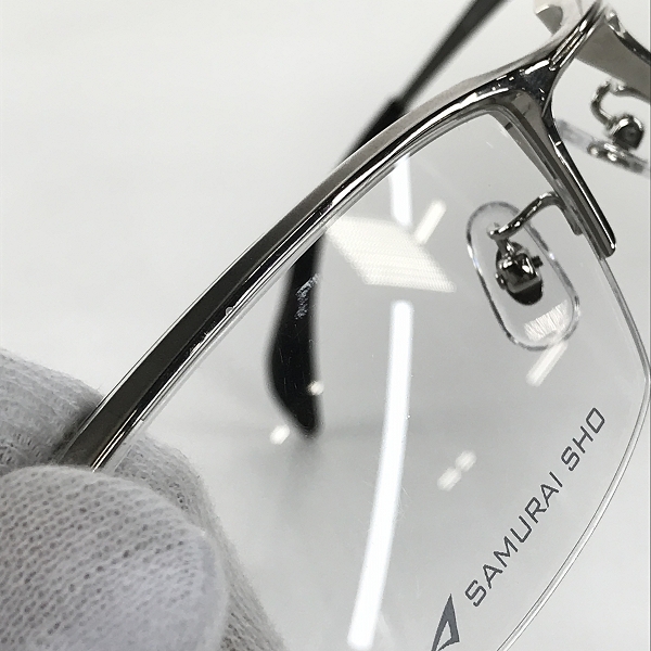 実際に弊社で買取させて頂いたSAMURAI SHO/サムライ翔 ビジネスライン 智  メガネ/メガネフレーム/アイウェア SS-T123の画像 7枚目