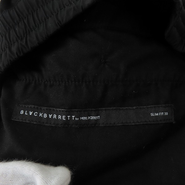 実際に弊社で買取させて頂いたBLACKBARETT by NEILBARRET/ブラックバレット バイニールバレット カーゴ型 イージースウェットパンツ 30の画像 2枚目