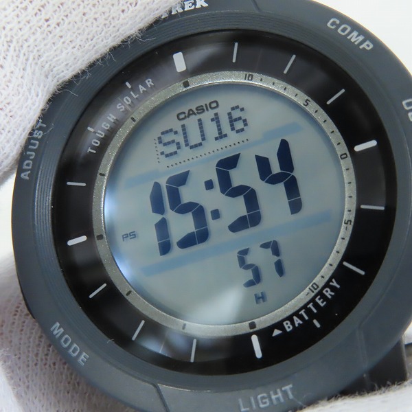 実際に弊社で買取させて頂いた【保証期間内】CASIO/カシオ PROTREK/プロトレック ソーラー/デジタル腕時計 PRG-30-2JFの画像 4枚目