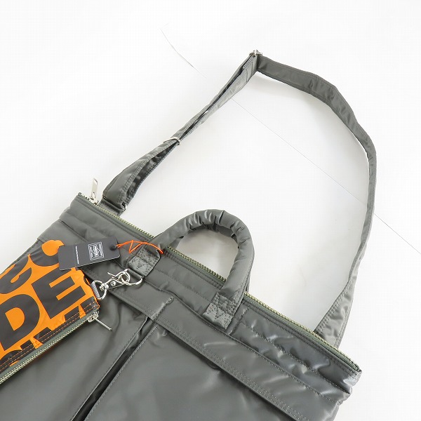 実際に弊社で買取させて頂いた【未使用】COMME des GARCONS/コムデギャルソン×ポーター 381-17404 TANKER HELMET BAG タンカーヘルメットバッグの画像 4枚目