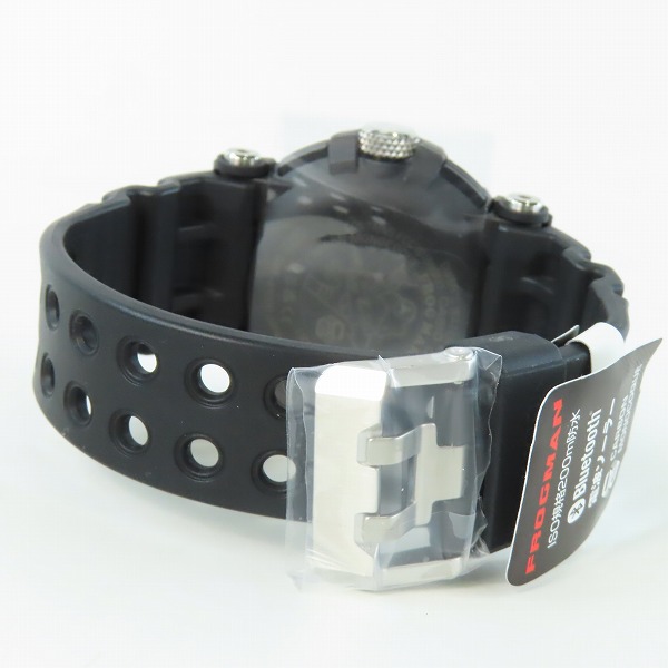 実際に弊社で買取させて頂いた【未使用】G-SHOCK/Gショック FROGMAN/フロッグマン Bluetooth ソーラー 電波時計/ウォッチ GWF-A1000-1AJFの画像 3枚目