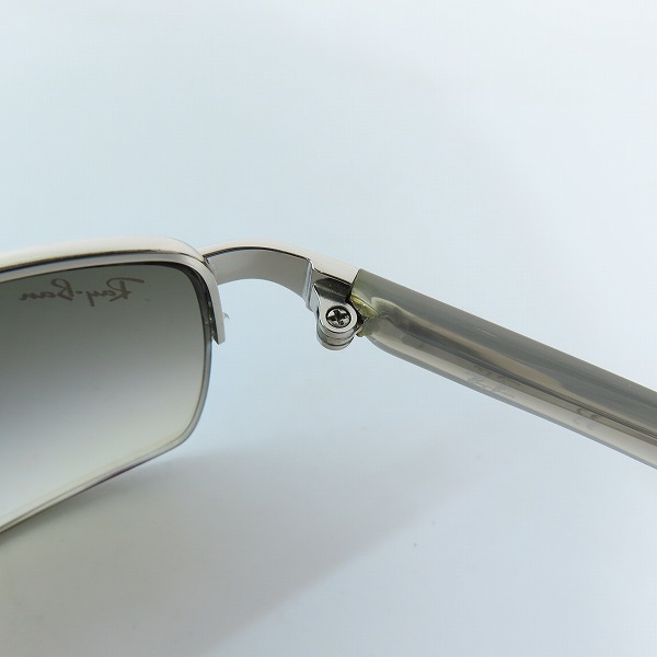 実際に弊社で買取させて頂いたRay-Ban/レイバン メタルフレーム/ハーフリム サングラス/アイウェア RB3223 003/Z1の画像 4枚目