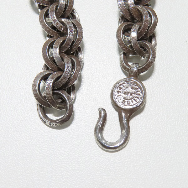 実際に弊社で買取させて頂いたCHROME HEARTS/クロムハーツ ダブルB リングブレスレットの画像 6枚目