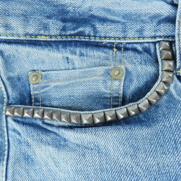 実際に弊社で買取させて頂いたHYSTERIC GLAMOUR×KURT COBAIN/ヒステリックグラマー×カートコバーン 10SS デニムパンツ 0202AP04/28の画像 6枚目