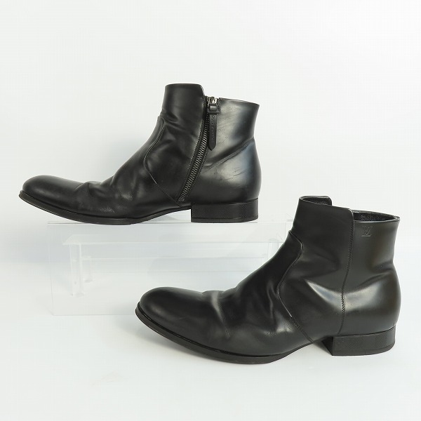 実際に弊社で買取させて頂いたLOUIS VUITTON/ルイヴィトン サイドジップブーツ 6.5の画像 3枚目