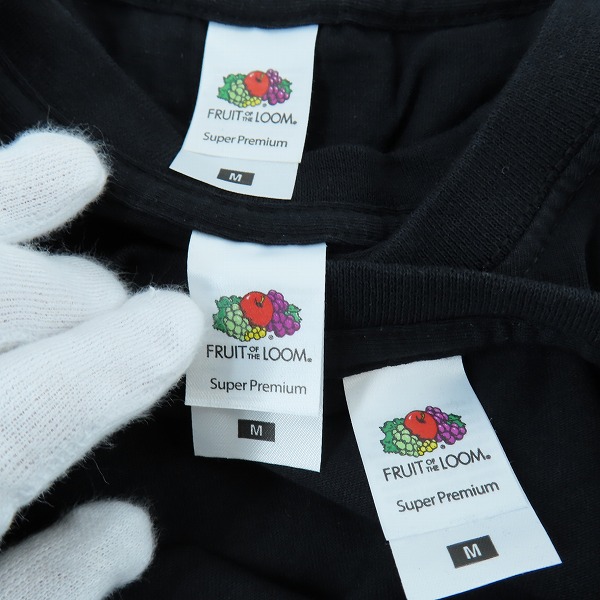 実際に弊社で買取させて頂いた(2)FRAGMENT DESIGN/フラグメントデザイン THE CONVENI GINZA ザコンビニ FRUIT OF THE LOOM 3P TEE/ブラックの画像 2枚目