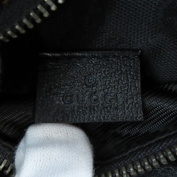 実際に弊社で買取させて頂いたGUCCI/グッチ GG柄 キャンバス/レザー ウエストポーチ/ボディバッグ 28566の画像 4枚目