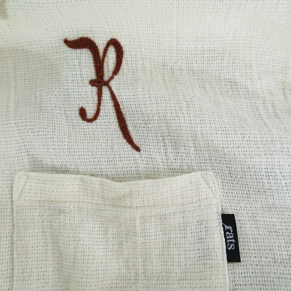 実際に弊社で買取させて頂いたRATS/ラッツ コットン 長袖 シャツ/Lの画像 3枚目